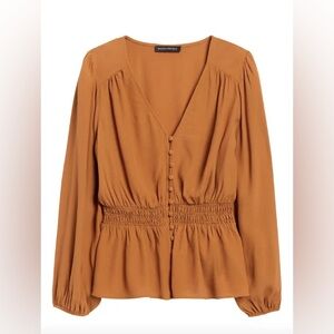 Banana Republic Boho Peplum Top